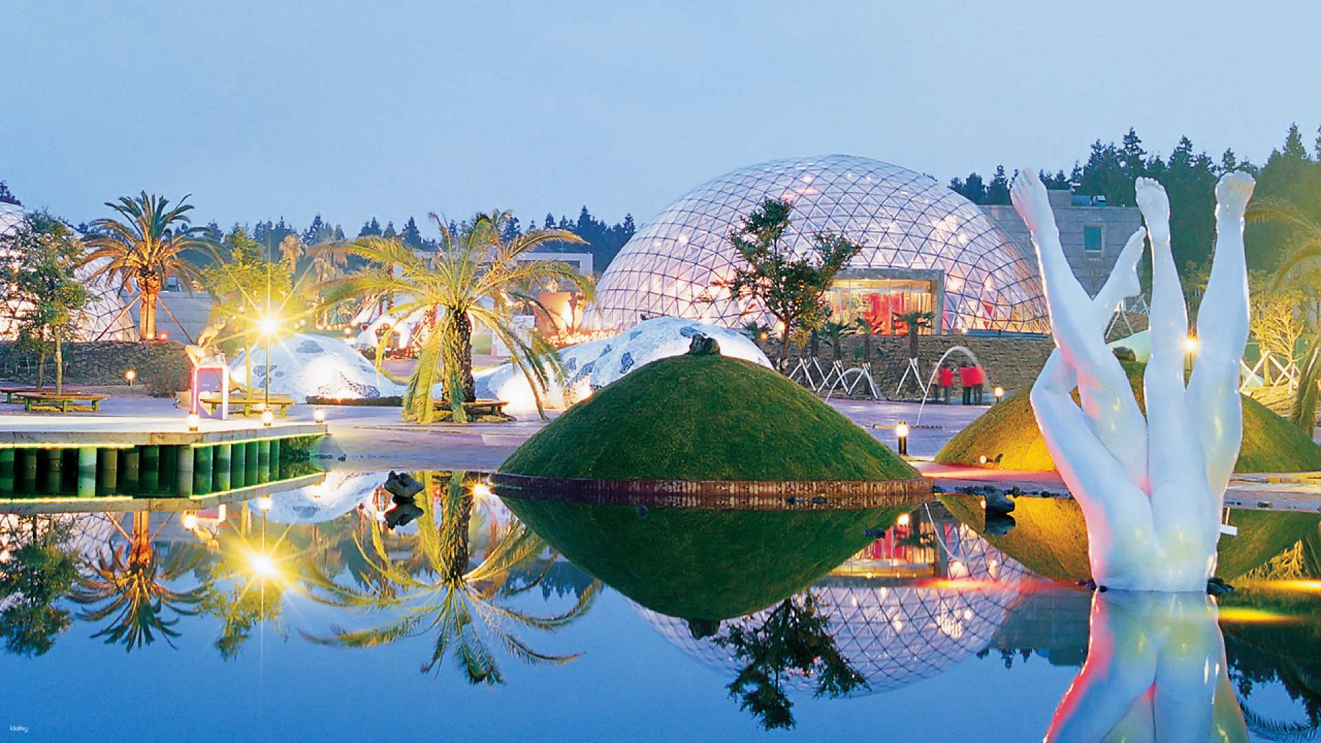 Explore the unique sculptures and lush landscapes of Jeju's Love Land where creativity meets nature inviting visitors to engage with art in a stunning outdoor setting.